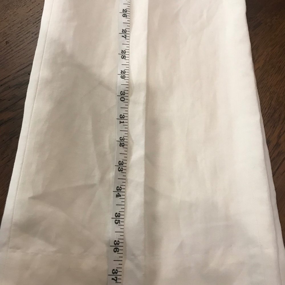 White House Black Market Legacy white linen pants - Picture 7 of 8